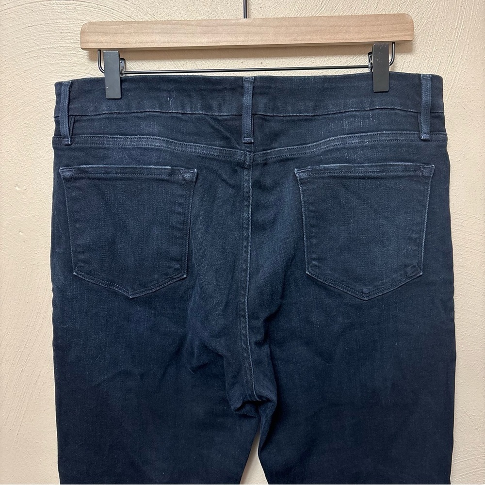 Frame Le Crop Mini Boot High Rise Jeans Marcella Dark Wash Size 33 - Picture 9 of 13